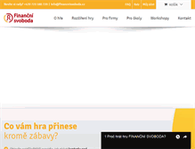 Tablet Screenshot of financnisvoboda.cz